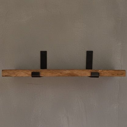 Repisa Rústica de Madera de Roble 60 x 24