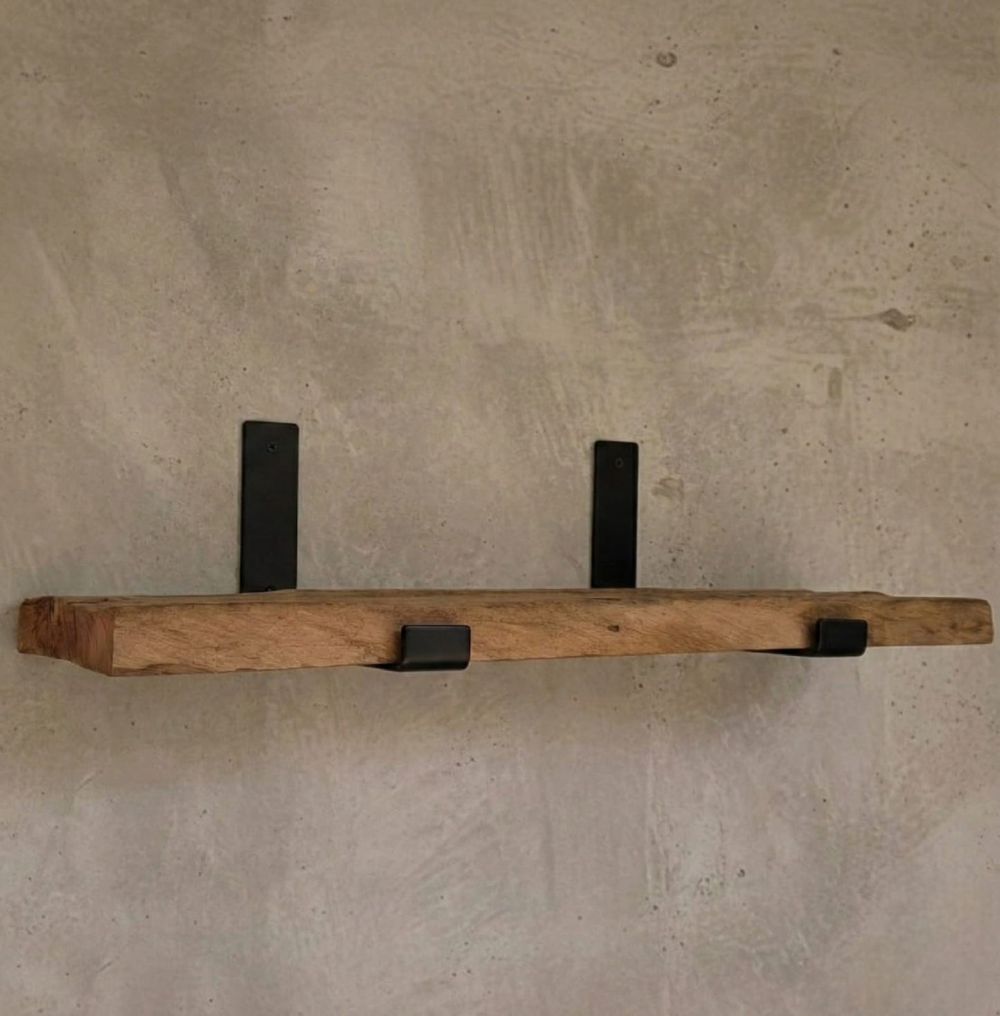 Repisa Rústica de Madera de Roble 60 x 24