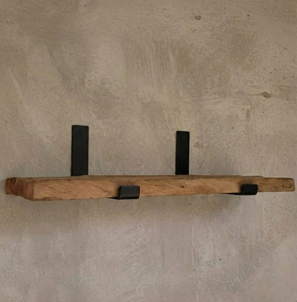 Repisa Rústica de Madera de Roble 60 x 24