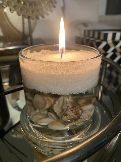 recipiente vidrio para vela