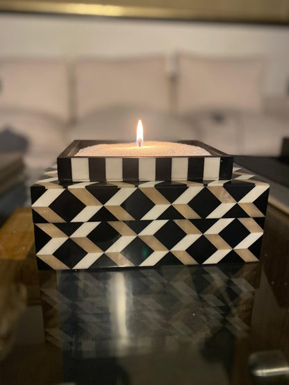 Vela Perlada Blanca 250g - Palmaria