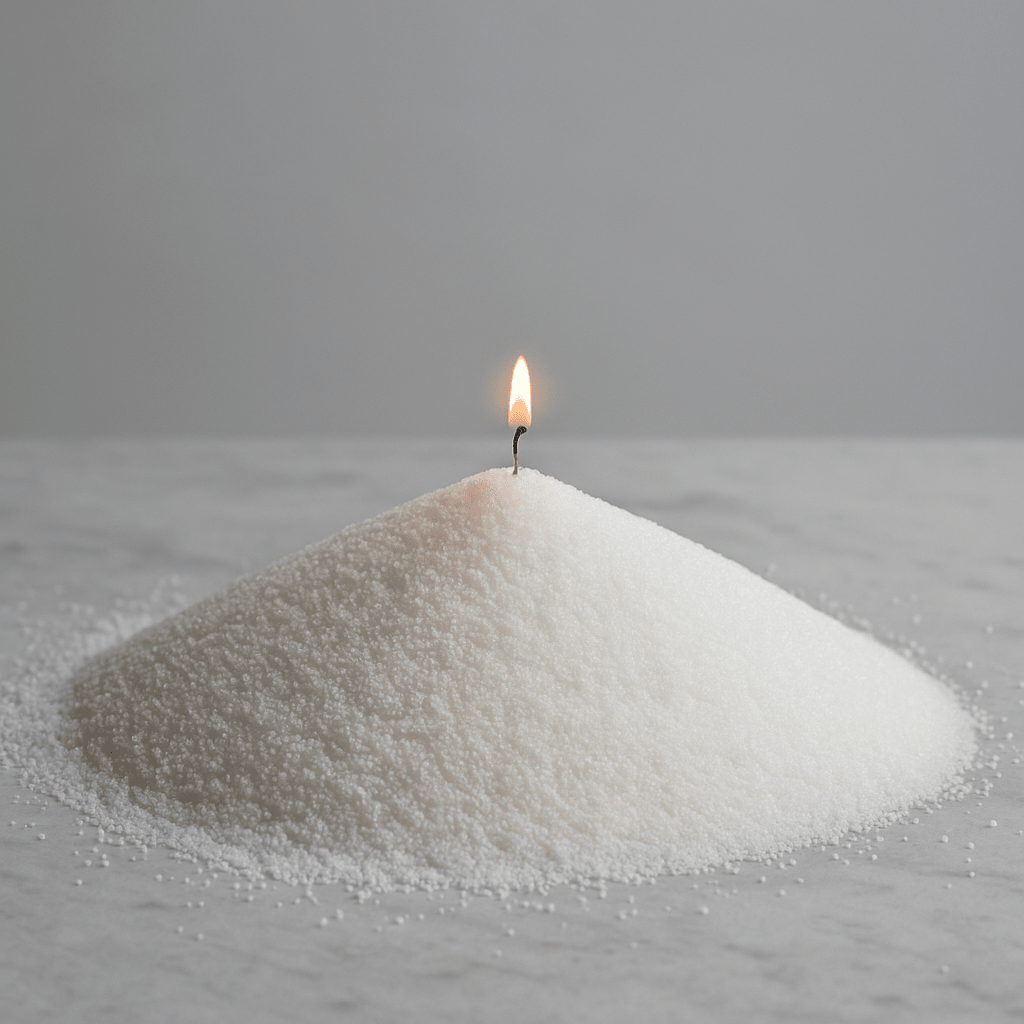 Vela Perlada Blanca 500g - Palmaria