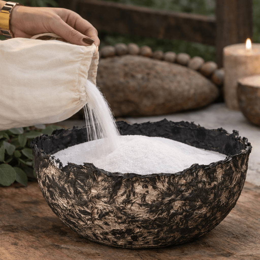 Vela Perlada Blanca 500g - Palmaria