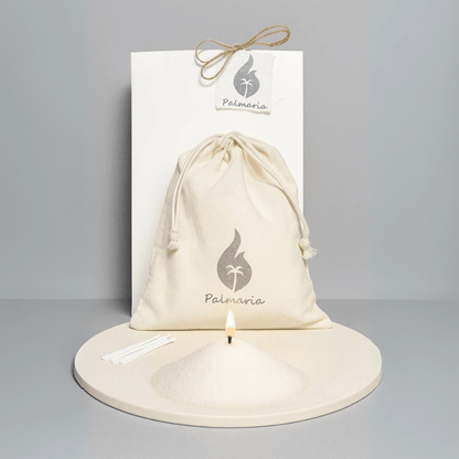Vela Perlada Blanca 500g - Palmaria