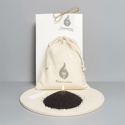 Vela Perlada Marrón 250g - Palmaria